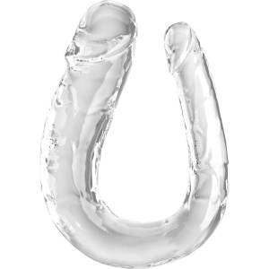 King Cock Clear Large Double Trouble Dildo