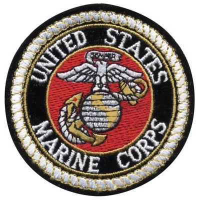 ROTHCO Nášivka DELUXE USMC kulatá 7,5 cm