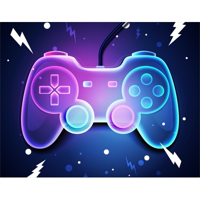BrandMac Dětská deka GAMER ovladač neon polar fleece