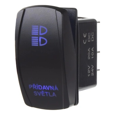 Rocker2 spínač PŘÍDAVNÁ SVĚTLA 12/24V, 47142