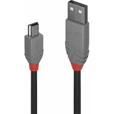 Lindy Кабел Lindy, от USB-A(м) към Mini-B (м), черен (LNY-36721)