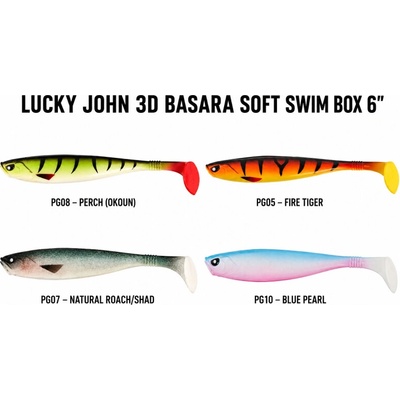 Lucky John 3D Basara Soft Swim 6" 1ks