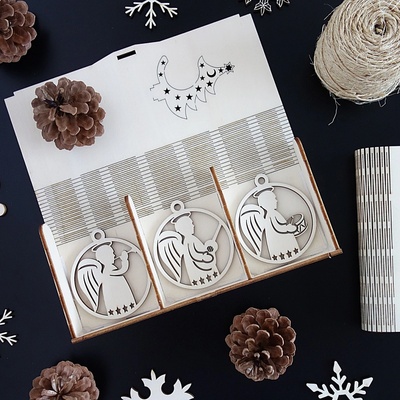 Ozdoby na vianočný stromček, 1 sada-18 kusov 3476 PR0103-Christmas decorati HEU-