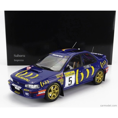 Kyosho Subaru Impreza Carlos Sainz Winner Monte Carlo 1995 Nr.5 1:18
