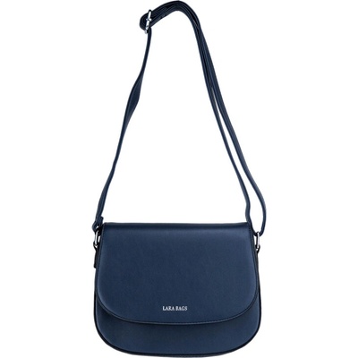 PAOLA dámska crossbody koženková kabelka Tmavomodrá