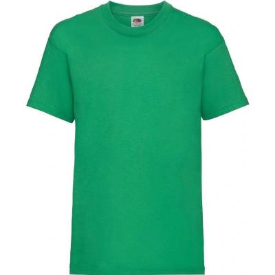 Fruit of the Loom triko Kids Valueweight T zelené