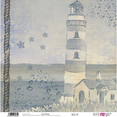 Scrapbookový papír MOŘE