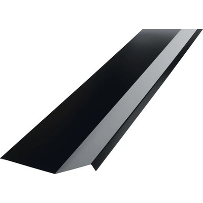 Precit Krycia lišta oplechovanie k stene 1000 mm čierna