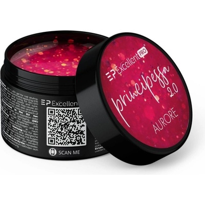 Excellent Pro Multifunkční stavební gél s částečkami Principessa 2 0 Aurore 15 g