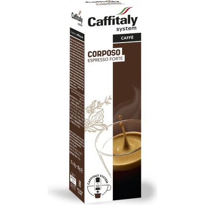 Caffitaly vyvážené espresso Corposo 10 kusov