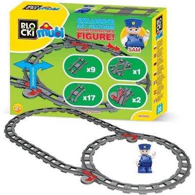 ICOM Blocki Kostky Mubi - Sada kolejí 26ks – Hledejceny.cz