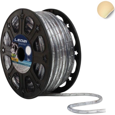 BTNeon LED světelný had 50m LUXY LED Teplá bílá + napájecí sada hadice LED-BN-2W-230V-WW