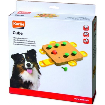 Karlie-Flamingo Interaktivní hračka pro psy Cube 32 x 32 x 5 cm