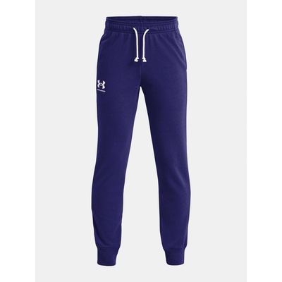 Under Armour UA rival Terry tepláky dětské modrá