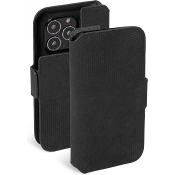 Image 1 of Krusell Калъф Krusell Leather Phone Wallet за iPhone 14 Pro Max - Черен