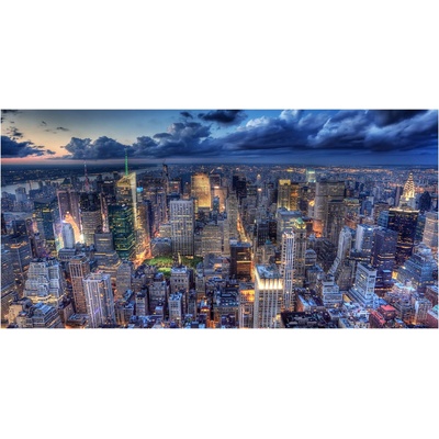 Moderný foto obraz na stenu New York vtáčie pohľad 100x50 cm