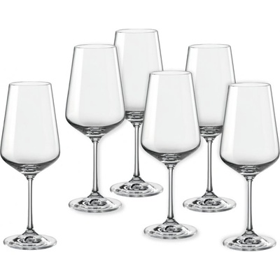 Crystalex poháre na víno Sandra 6 ks 450 ml
