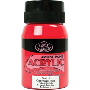 Royal & Langnickel Jar АКРИЛНА боя Cadmium Red 500 ml 1 бр (RAA-5110)