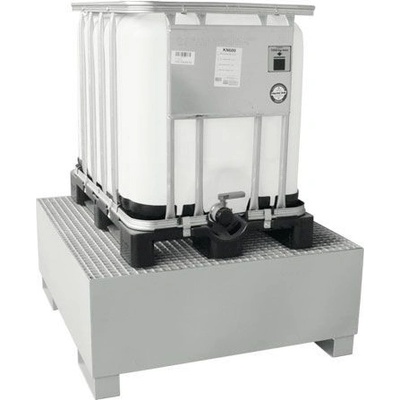 Záchytná kovová jímka pod 600 l IBC