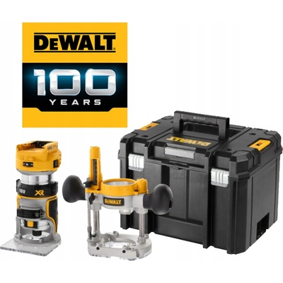 Horná frézka 18V 2v1 8mm TSTAK (telo) DCW604NT DeWALT