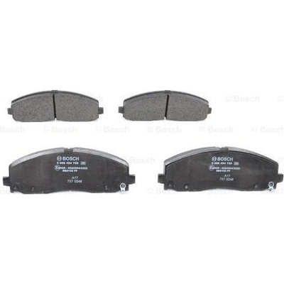 BOSCH Sada brzdových platničiek kotúčovej brzdy 0986494769