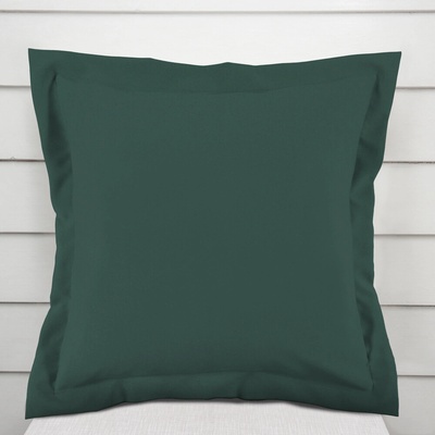 Biante Bavlnená saténová s lemom ST-018 Tmavá lesná zelená 30 x 50 cm