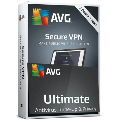 AVG Technologies Ultimate + VPN Windows- 1 устройство / 1 година електронен лиценз