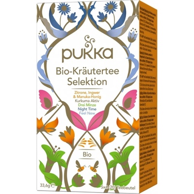 Pukka Herbs Ajurvédský Bio čaj HERBAL COLLECTION Směs čajů 20 ks