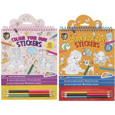 Moxy Книжка за оцветяване на стикери, с включени 3 двойни мо (5525100163)