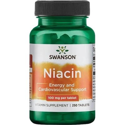 Swanson Niacin 100 mg [250 Таблетки]