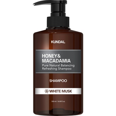 KUNDAL Шампоан Honey & Macadamia, Бял мускус, 500 ml