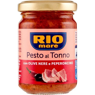 Rio Mare Tuniakové Pesto S Čiernymi Olivami A Chilli Papričkami 130 g