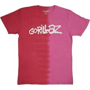 Gorillaz Two-Tone Brush Logo (Wash Collection) Red L Риза (GORTS16MDD03)