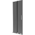 Mexen Velar L параван за вана с 2 плъзгащи се крила 70 x 150 см, графит, хром - 896-070-003-41-01 (896-070-003-41-01)