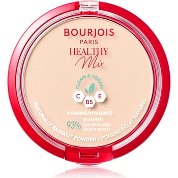 Bourjois Healthy Mix матираща пудра за сияен вид на кожата цвят 01 Ivory 10 гр