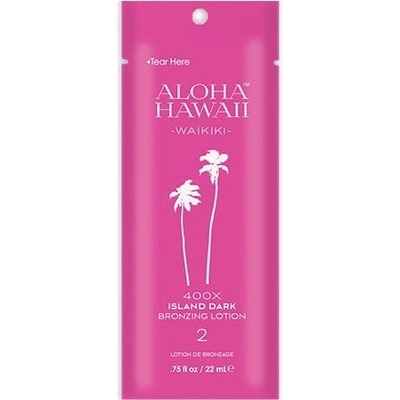 Tan Incorporated Aloha Hawaii Waikiki 400X Island Dark Bronzer - opalovací krém s bronzerem 22 ml