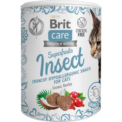 Brit Care Cat Snack Superfruits & Insects 3 x 100 g