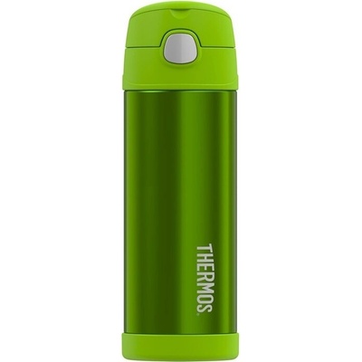 Thermos FUNtainer metalická limetková 470 ml