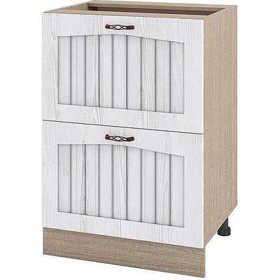 ИРИМ Долен кухненски шкаф Сити МФ-Бяло фладер-04-44 60 см