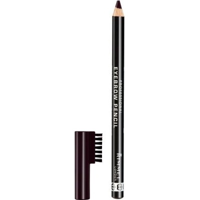 Rimmel London Professional Eyebrow Pencil молив за вежди с четка 1.4 гр цвят черна, кафява