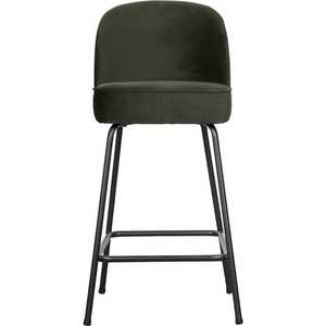 WOOOD Тъмнозелен кадифен бар стол (височина на седалката 64 cm) Vogue - WOOOD (800294-D)
