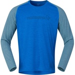 Norrøna Мъжка фланелка с дълъг ръкав за колоездене Norrøna Fjørå Equaliser Lightweight Long Sleeve Cycling jersey - Skydiver - размер XL (056-3661-0314)