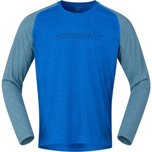 Norrøna Мъжка фланелка с дълъг ръкав за колоездене Norrøna Fjørå Equaliser Lightweight Long Sleeve Cycling jersey - Skydiver - размер XL (056-3661-0314)