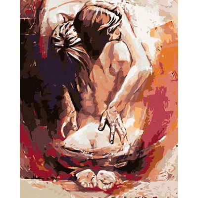 zuty Žena v objetí muže 40 x 50 cm vypnuté plátno na rám 8596530034056