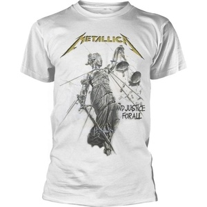 Metallica And Justice For All White XL Риза (PHDMTLTSWJUSXL)