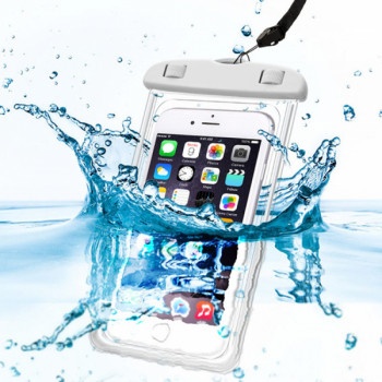 Pouzdro SES Univerzální vodotěsné Apple iPhone 6 7 8 X - bílé