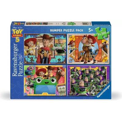 Ravensburger Пъзел Ravensburger от 4 х 100 части - Играта на играчките 5 (12004283)