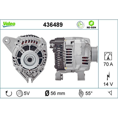 VALEO Alternátor 436489
