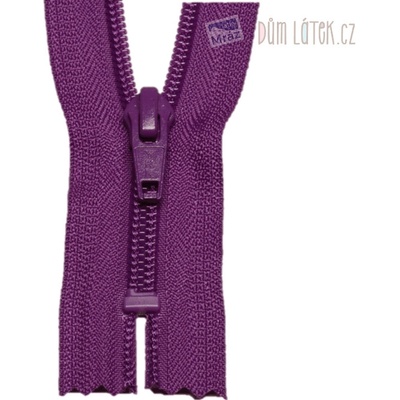 YKK Zips špirálový nedelitelný fialový 12 cm