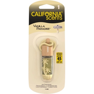 California Scents Hanging Vial Vanilla Paradise 5 g
